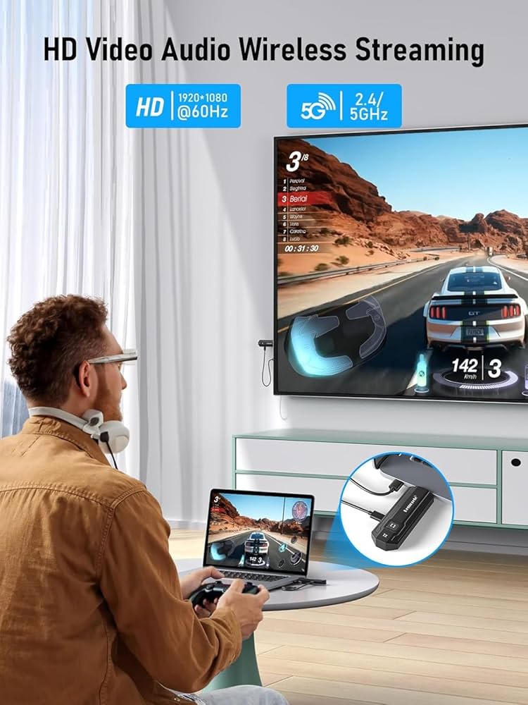 値下げしました！Lemorele WIRELESS VIDEO EXTENDER Lemorele Wireless HDMI Transmitter and Receiver Kit,Portable